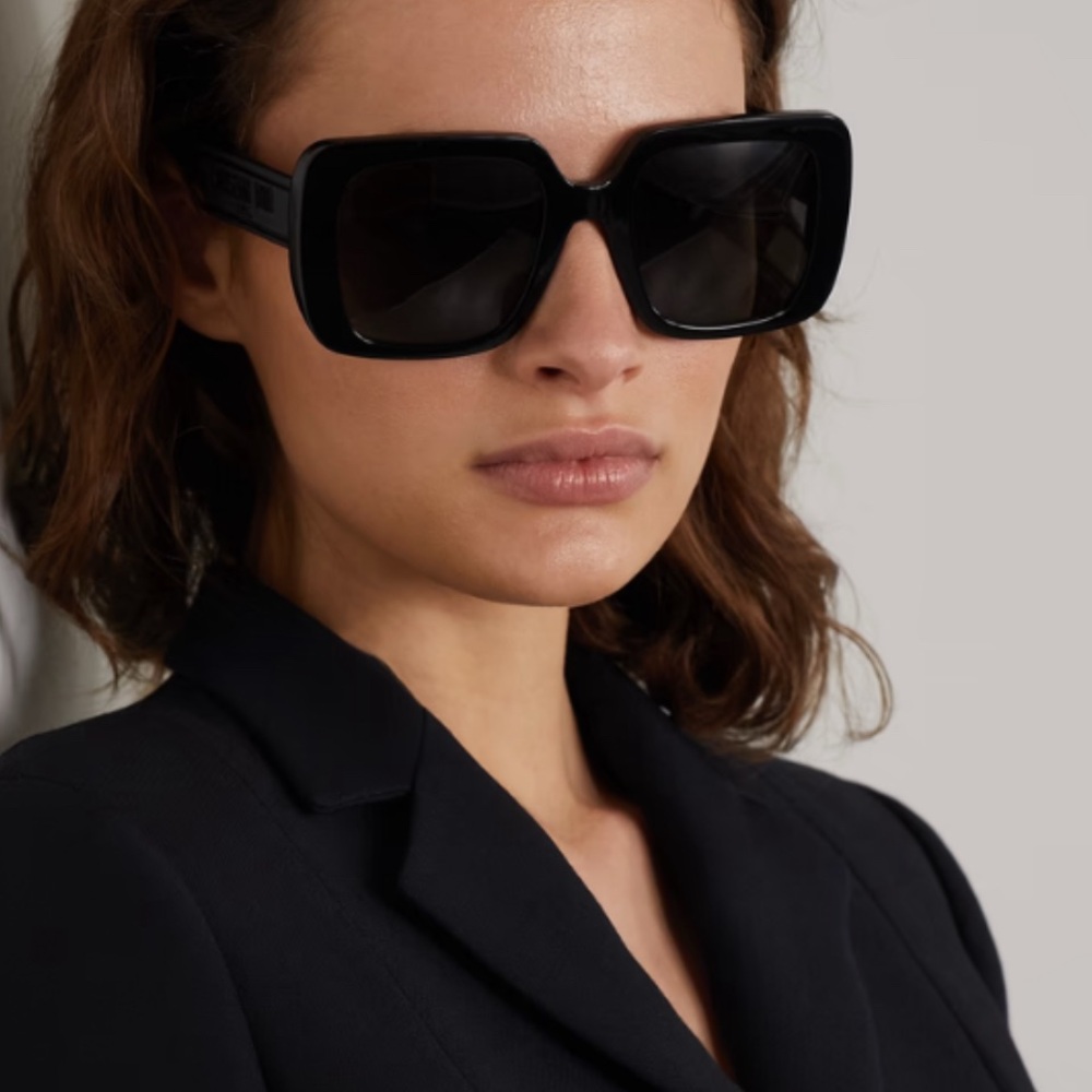 Dior Black Square Sunglasses